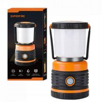 SUPERFIRE LAMPA TURYSTYCZNA KEMPINGOWA BATERYJNA LED 12 W WODOODPORNA IP45