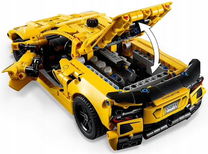 42205 - lego technic - chevrolet corvette stingray zdjęcie 7