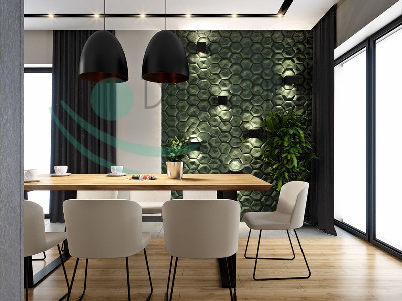 Dekoracyjne Panele Ścienne 60x60 - HEXAGON zdjęcie 4