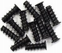 6x Śruba wentylatora M5 X 10mm gwiazdka czarna