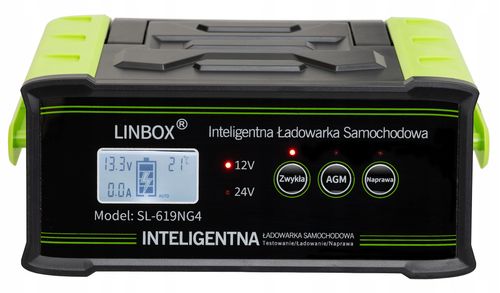 Prostownik Samochodowy do Akumulatorów 24V 12V 30A AGM START-STOP na Arena.pl