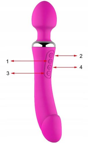 LUKSUSOWY WIBRATOR DAMSKI 2w1 PODGRZEWANY DO 45stC - USB DAWCA ORGAZMÓW na Arena.pl