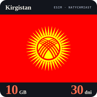 Karta eSIM Internet Kirgistan 10 GB na 30 dni - bez rejestracji