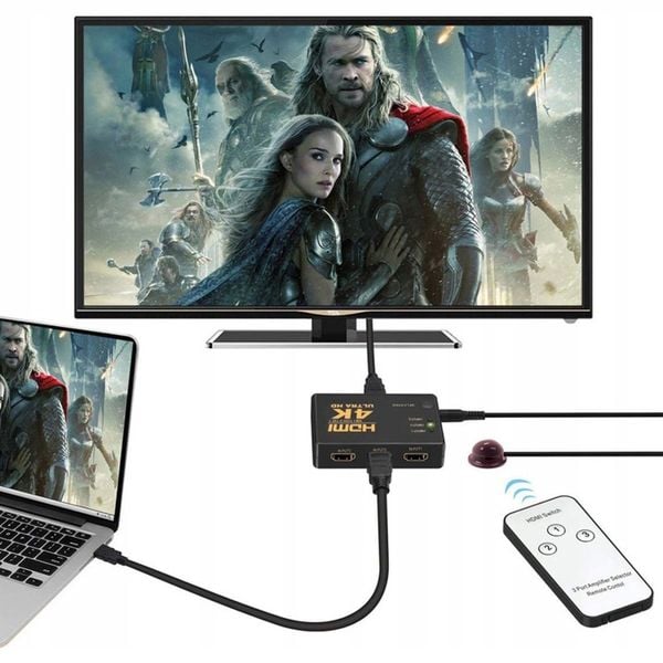 AKTYWNY SWITCH do 3x HDMI 4K SPLITTER ROZDZIELACZ zdjęcie 7