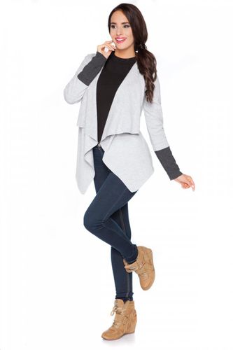 Bluza Damska Model D6 Light Grey/Dark Grey - RaWear  34 na Arena.pl