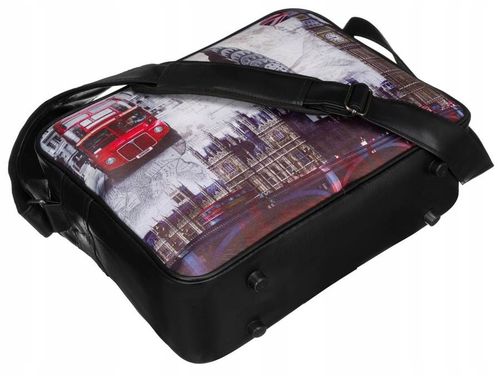 młodzieżowa, pojemna torba na szerokim pasku - loren na Arena.pl