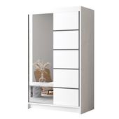 Szafa przesuwna FADO III 120cm - BIAŁY+LUSTRO