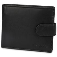 Portfel męski skórzany RIKI 032Z - czarny