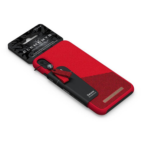 Materiałowe etui do iPhone Xs / X (Red) #0 na Arena.pl