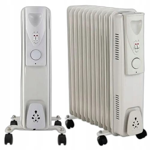 Grzejnik olejowy 13 żeberek na GĘSTY olej 2900W żeberkowy elektryczny na Arena.pl