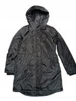 Pieces padded parka in black M