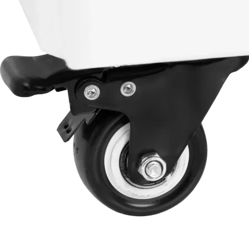 Zamrażarka skrzyniowa przeszklona z zamkiem do mrożonek lodów 360 l 297 W na Arena.pl