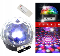 Kula dyskotekowa DISCO LED RGB USB MP3 18W BT Bluetooth pilot
