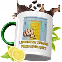 Kubek Zielony Dla Listonosza Na Prezent Urodziny Z Nadrukiem Ze Zdjęciem