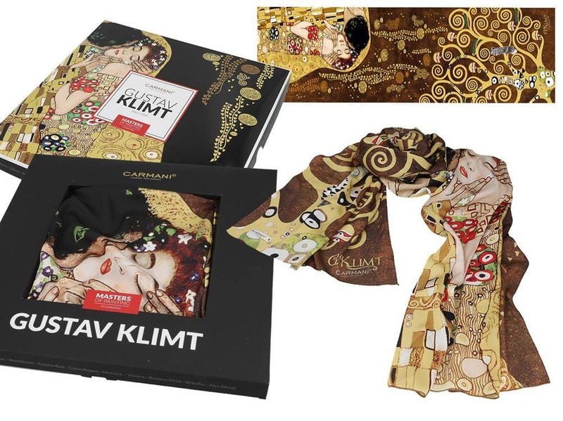Szal - G. Klimt, Pocałunek (CARMANI) zdjęcie 1
