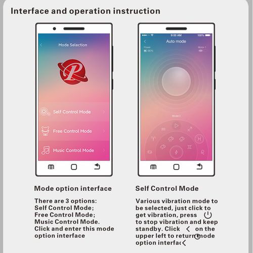 pretty love  kirk, 12 vibration functions mobile app remote control na Arena.pl