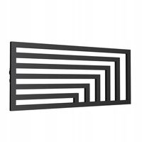 POZIOMY GRZEJNIK LAOS 52x80 CZARNY MAT