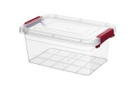Pojemnik uniwersalny organizer do przechowywania żywności BILL 5,25 L przezroczysty z pokrywą