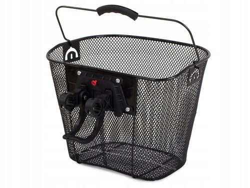 DUŻY KOSZ NA ROWER METALOWY KOSZYK ROWEROWY CLICK NA KIEROWNICĘ na Arena.pl