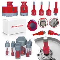 OTWORNICA DIAMENTOWA KORONKA DO GRESU M14 ZESTAW ⌀ 6,8,10,35,68 mm