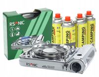 KUCHENKA TURYSTYCZNA GAZOWA TURBO RSONIC WALIZKA MOC 2,9kW plus 4 KARTUSZE