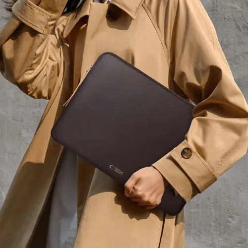 torba tech-protect fleece na laptopa 13-14" - brązowa na Arena.pl