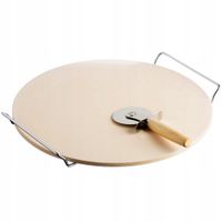 2 x KAMIEŃ DO PIECZENIA PIZZY CHLEBA RADEŁKO 33 cm