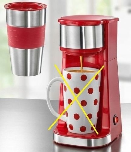 EKSPRES PRZELEWOWY Z KUBKIEM TERMICZNYM CUCINOVA ZIELONY na Arena.pl