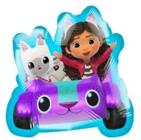 Balon foliowy Koci Domek Gabi, 50x50 cm (luz)