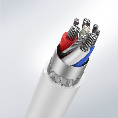 kabel przewód do iphone mfi usb-c - lightning 20w 3a 1m biały na Arena.pl