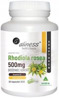 Aliness RÓŻENIEC GÓRSKI Rhodiola Rosea Adaptogen MÓZG PAMIĘĆ DEPRESJA