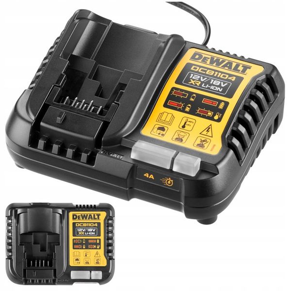 Ładowarka szybka 12V/18V 4A XR DeWALT DCB1104 zdjęcie 1