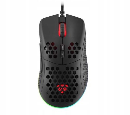 Mysz Genesis Krypton 555 USB RGB LED Gamingowa Czarna na Arena.pl