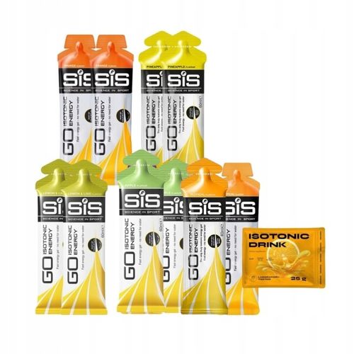 10x SIS GO ISOTONIC ŻEL ENERGETYCZNY 60ml+GRATIS nowmax ISOTONIC DRINK 25g na Arena.pl