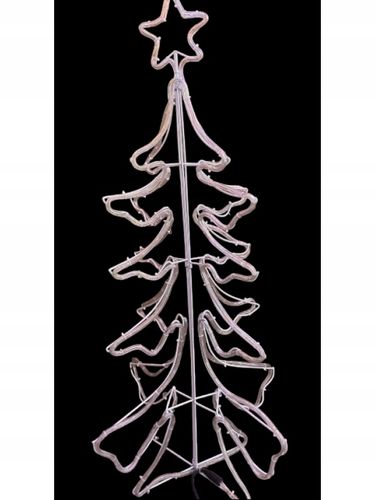 Choinka świąteczna Neon LED BOŻE NARODZENIE 3D z flashem zimnym 219W na Arena.pl