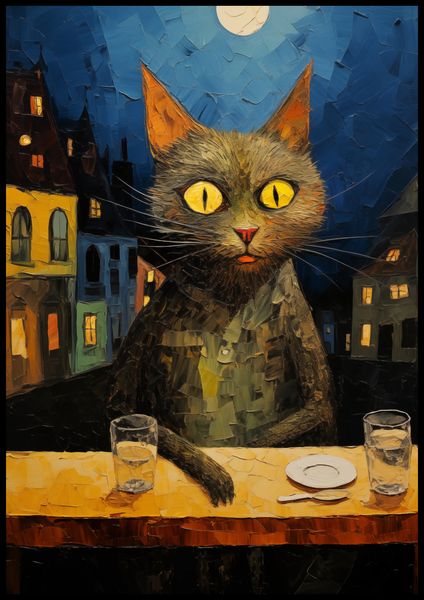 Plakat 70x100cm Nocny Obserwator zdjęcie 2
