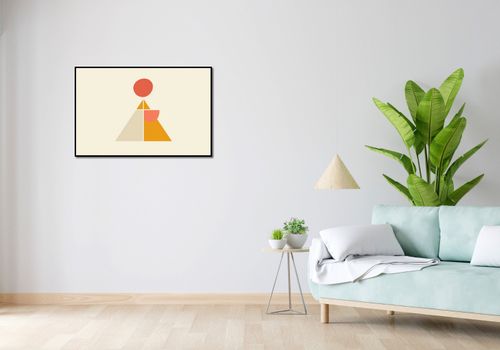 Plakat 91,5x60cm Piramida Równowagi na Arena.pl