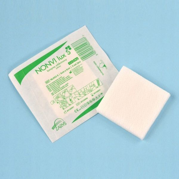 ZARYS NONVI lux S-7,5cm x 7,5cm 25szt x 5szt Kompres włókninowy, jałowy zdjęcie 7