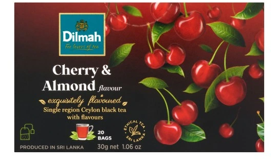 DILMAH HERBATA CHERRY & ALMOND 20TB zdjęcie 1