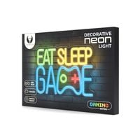 Forever Light Neon PLEXI LED EAT SLEEP GAME multikolor FPNE33