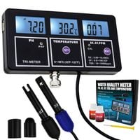 Miernik pH EC TDS CF 5w1 tester wody hydroponika akwariowy