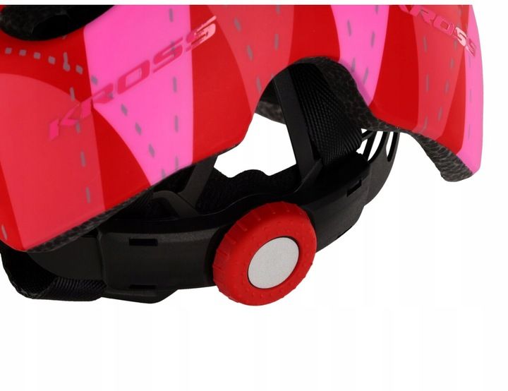 Kask rowerowy KROSS INFANO różowy S (52-56 cm) zdjęcie 9