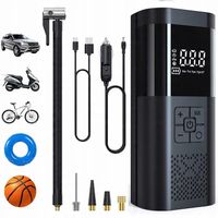 ELEKTRYCZNA POMPA POWIETRZA MOBILNA ROWEROWA SPRĘŻARKA AKUMULATOROWA POMPKA
