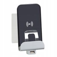 NILOE Indukcyjna stacja ładująca + USB antracyt 664797