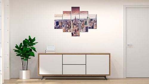 Obraz Drukowany 100X70 Drapacze Chmur W Ny na Arena.pl