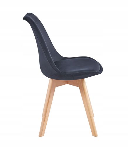 krzesło pc-010-v velvet czarne na Arena.pl