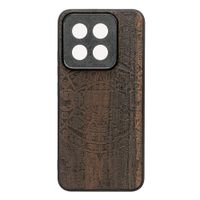 Drewniane Etui Bewood do Xiaomi 14T KALENDARZ AZTECKI ZIRICOTE
