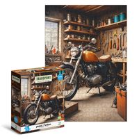 Puzzle Mediuml Transport.motocykl W Garażu  300651