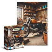 Puzzle Mediuml Transport.motocykl W Garażu  300651