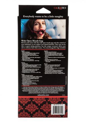 scandal wide open mouth gag black na Arena.pl